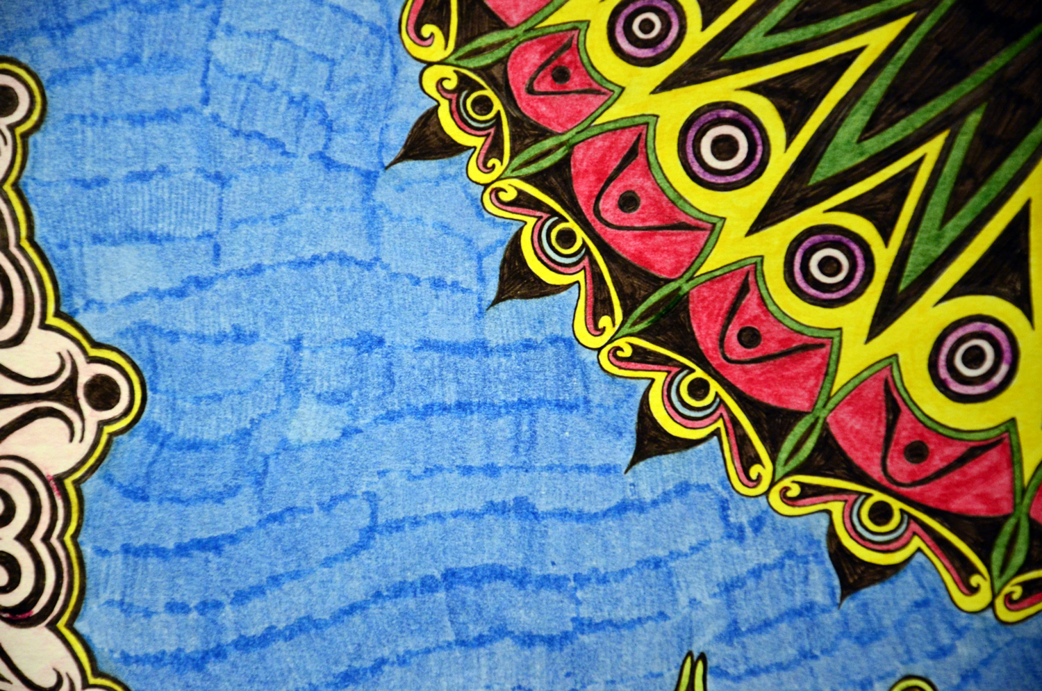 Flowers #1 drawing, by Tara Marolf