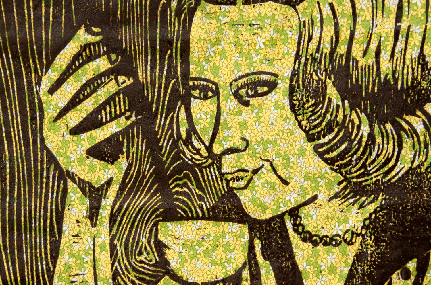 The Good Wife #2 woodcut print, by Tara Marolf