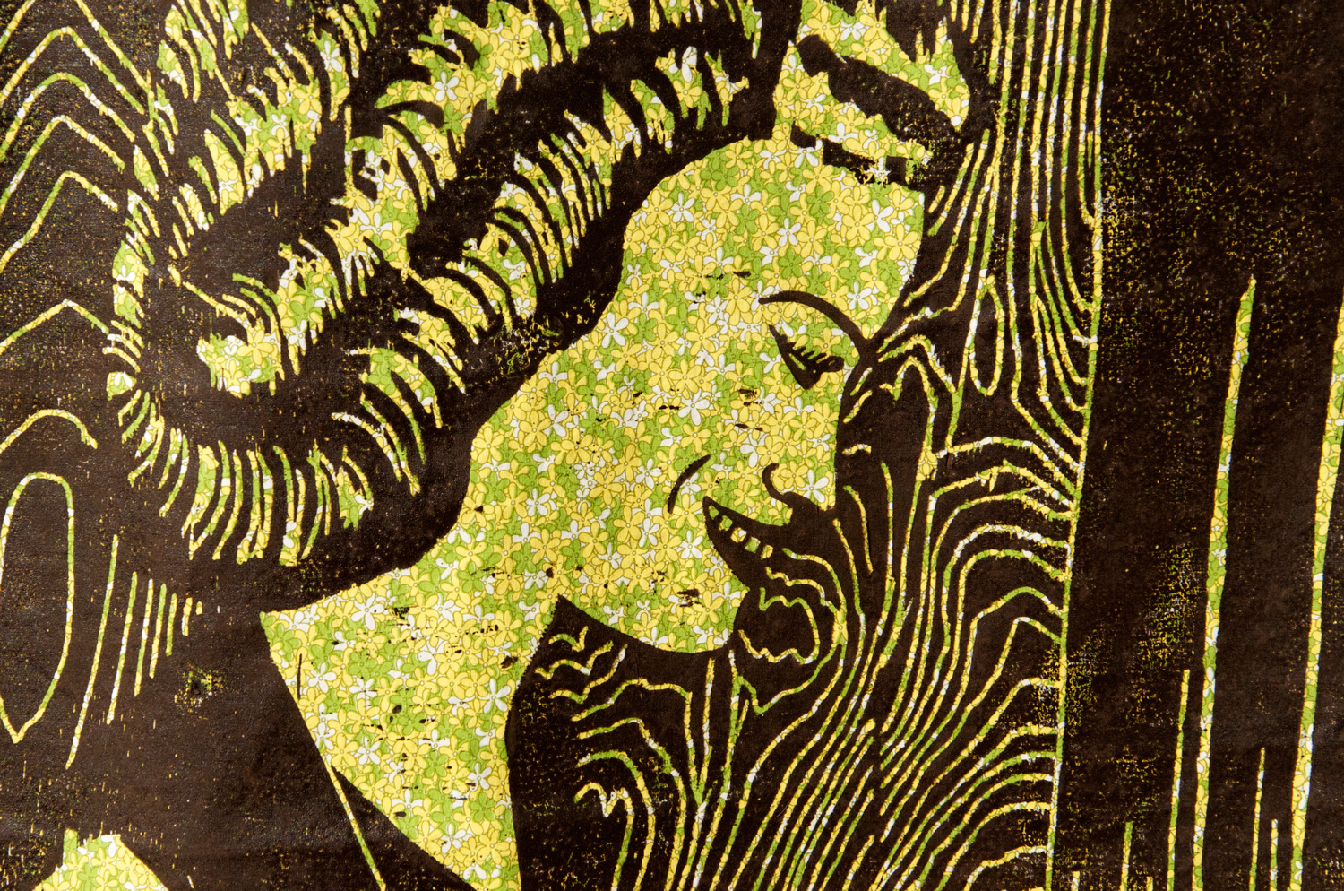 The Good Wife #3 woodcut print, by Tara Marolf