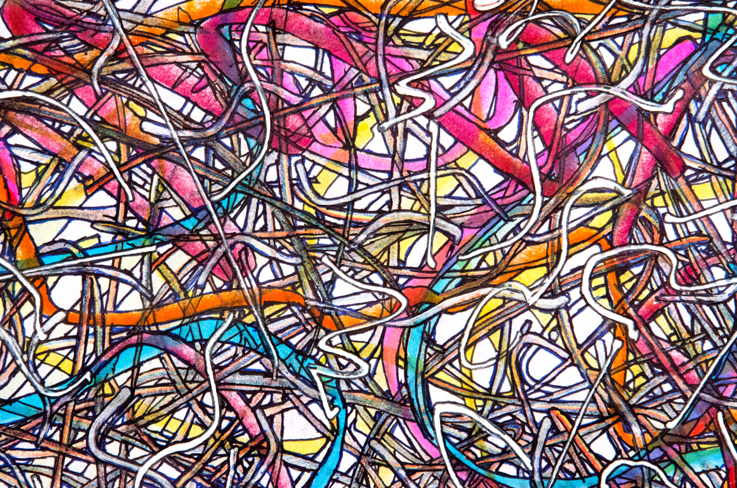 Graffiti #1 drawing, by Billy Reiter