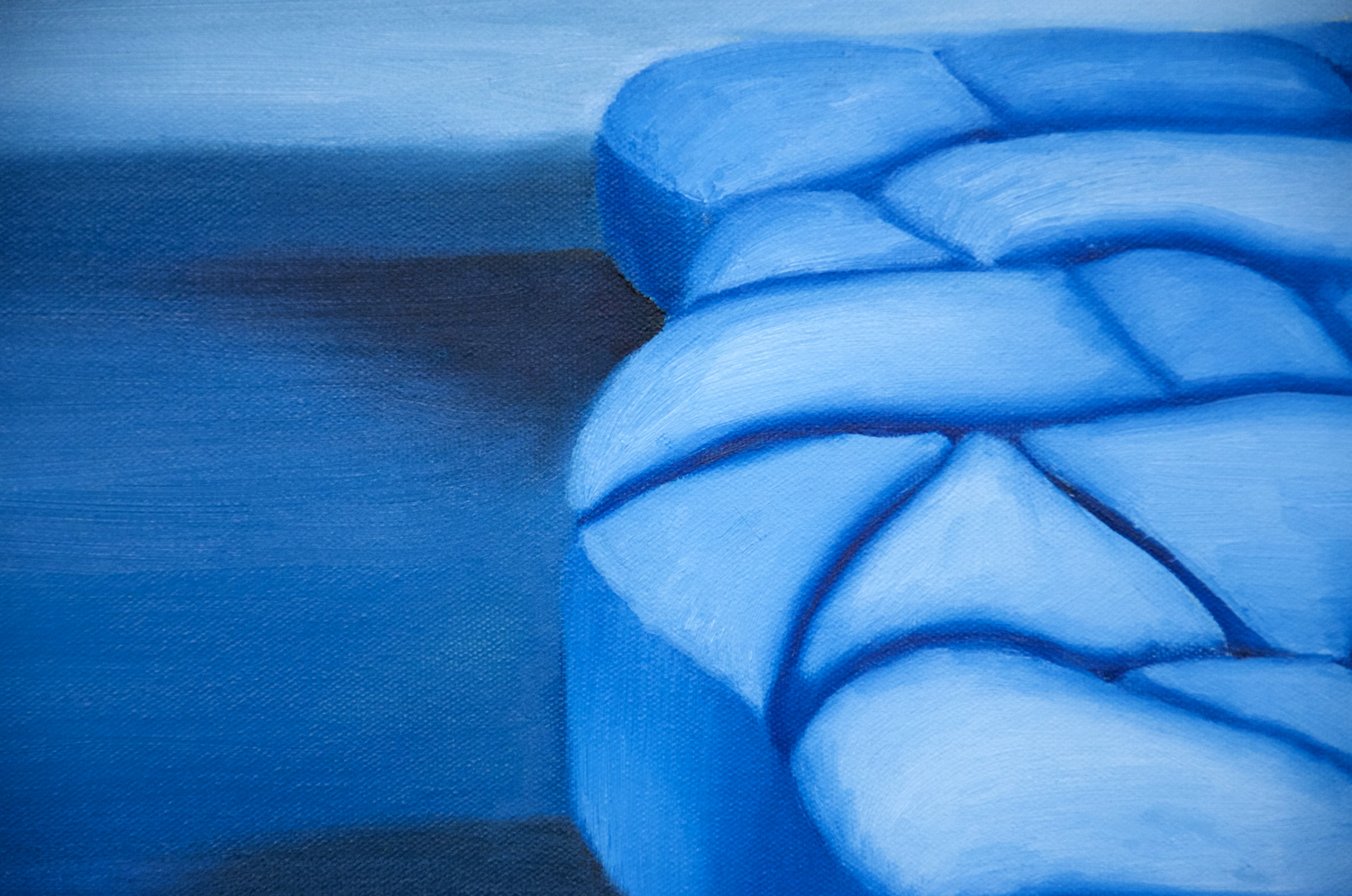 Iceberg oil painting, by Tara Marolf