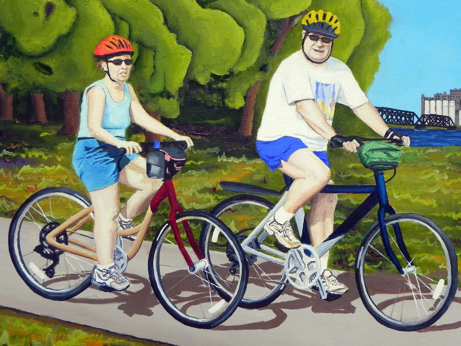 Joe & Marlene oil painting, by Billy Reiter