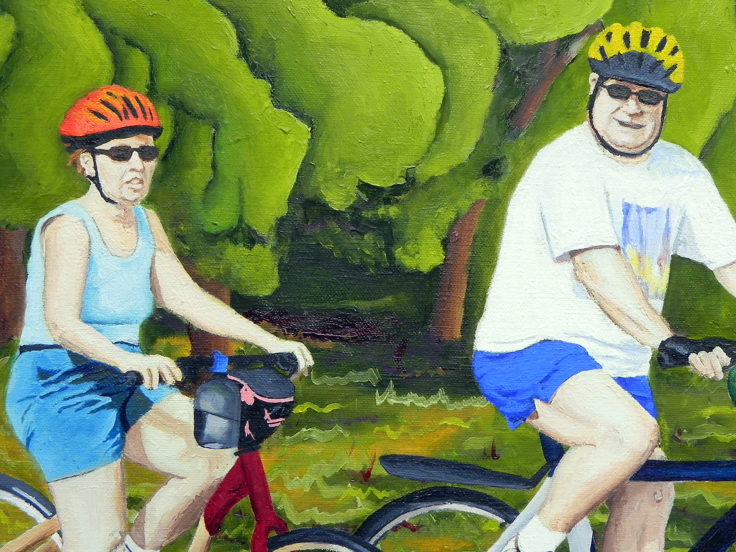 Joe & Marlene oil painting, by Billy Reiter