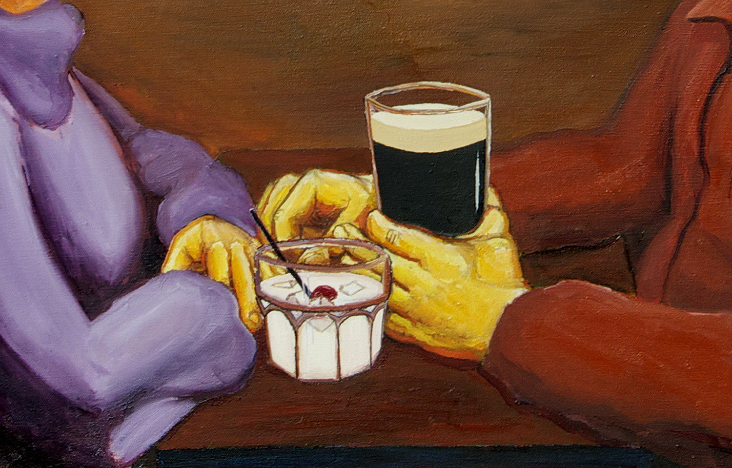 Melanie & Kevin oil painting, by Billy Reiter