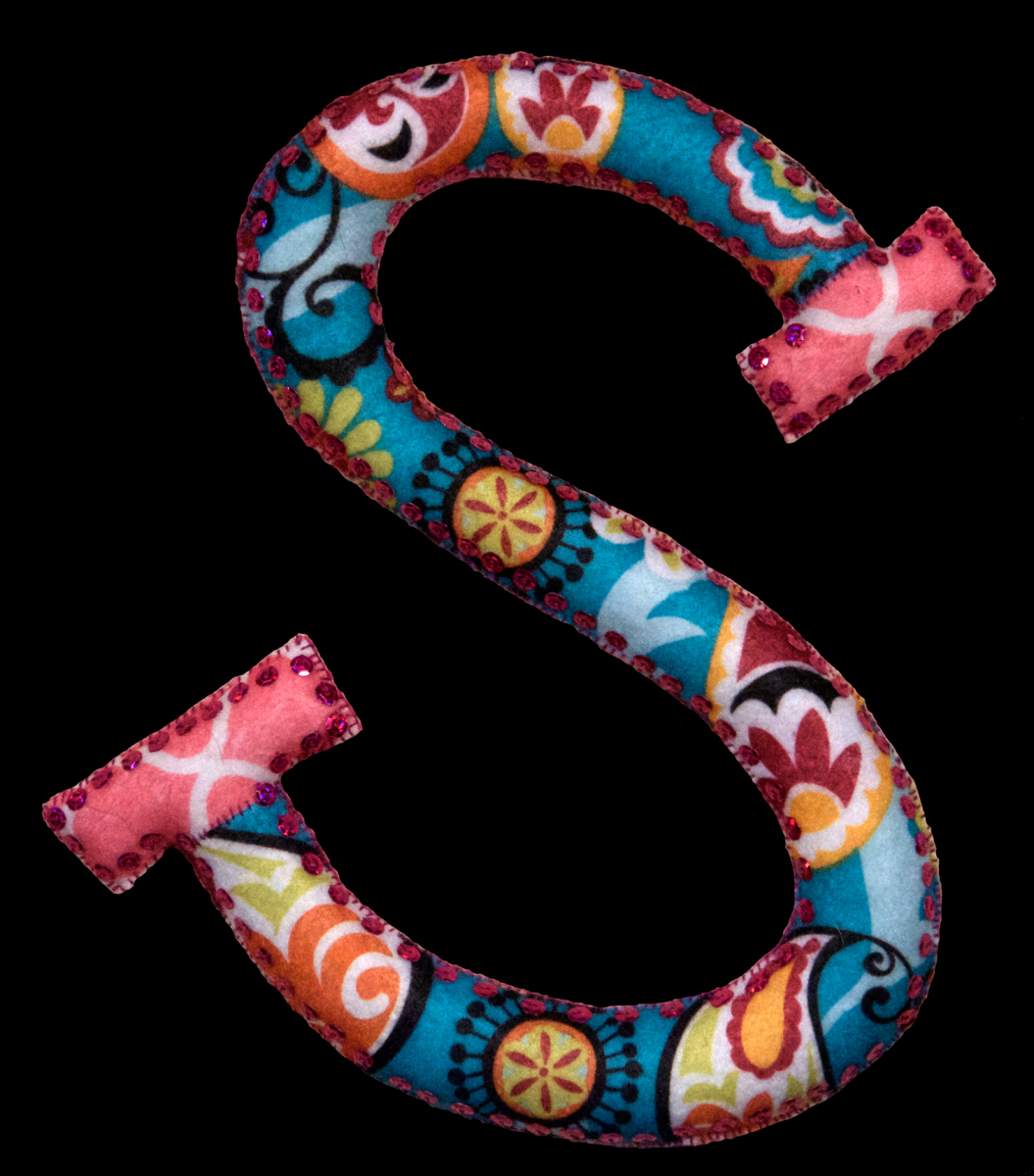 Felt Letters for kids, felt crafts, by Tara Marolf