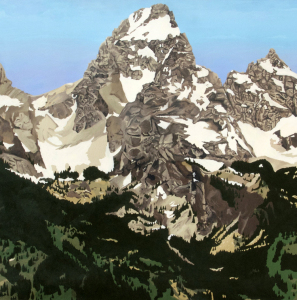 Grand Tetons painting, by Billy Reiter