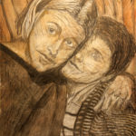 Billy & Tara portrait drawing, by Billy Reiter