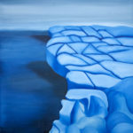 Iceberg oil painting, by Tara Marolf