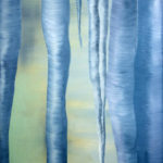 Icicles oil painting, by Tara Marolf
