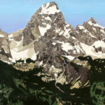 Grand Tetons painting, by Billy Reiter