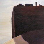 Thompson Center Reflection (Chicago) oil painting, by Billy Reiter