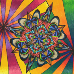 Flowers #10 drawing, by Tara Marolf