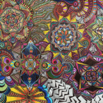 Flowers #12 drawing, by Tara Marolf
