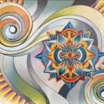 Flowers #15 drawing, by Tara Marolf