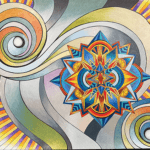 Flowers #15 drawing, by Tara Marolf