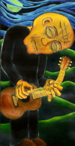 Moonlight Sonata, oil paint on canvas, 2'x4', © 1998 Billy Reiter