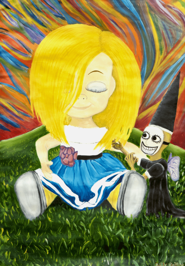 Where Have You Been My Beautiful Sin?, oil paint on canvas, 3'x4', © 1998 Billy Reiter