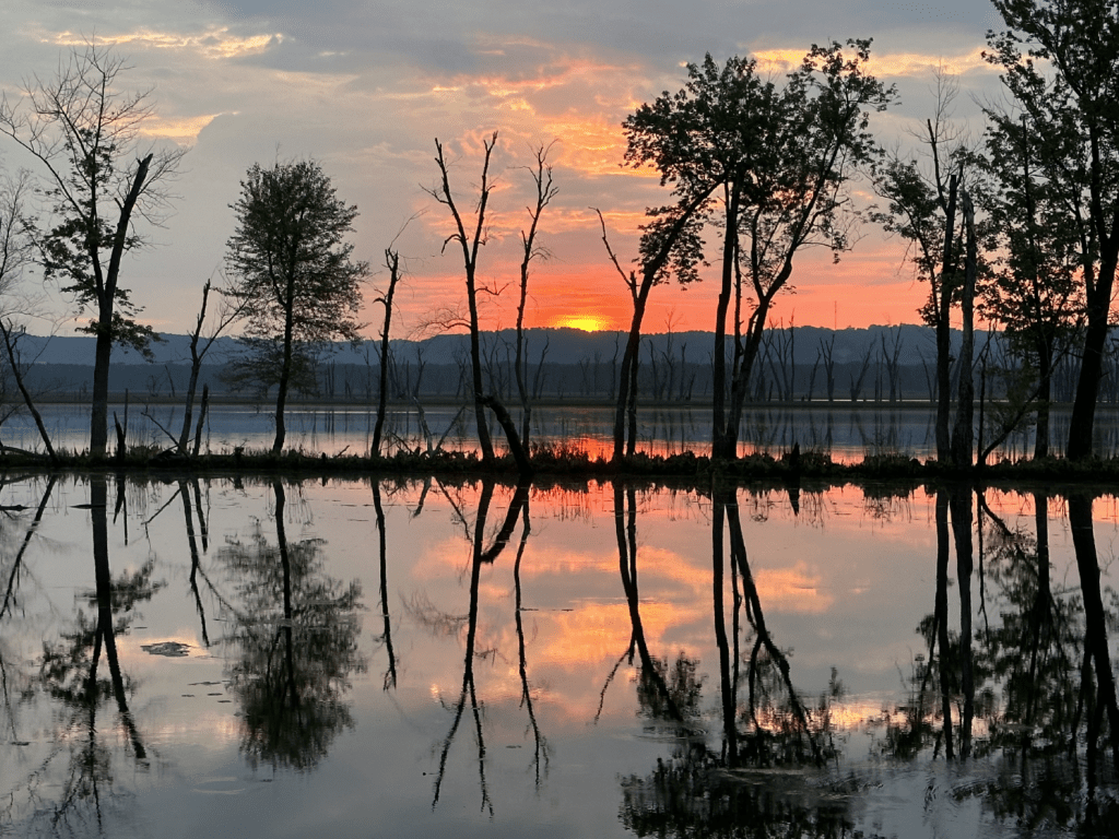 Sunrise, Reno Bottoms, Pool 9, Minnesota ©2023 Billy Reiter-Marolf